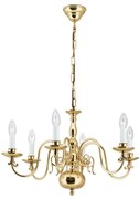 Candelabru 6 brate design clasic FLAMISCH, alama lucioasa
