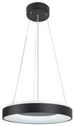 Lustra LED cu telecomanda design modern Ceilo negru 48cm