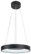 Lustra LED cu telecomanda design modern Ceilo negru 48cm