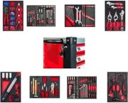 Cărucior pentru scule profesionale 447 piese 16 sertare 79609