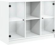 vidaXL Dulap, alb, 102x37x75,5 cm, lemn prelucrat