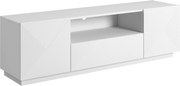 Comodă TV Asha 167 cm cu sertare - alb mat