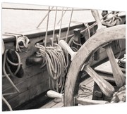 Tablou - Cârma de barcă cu vele (70x50 cm)