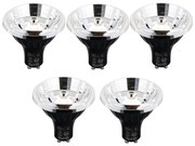 Set 5 becuri Bec LED inteligent GU10 reglabil AR70 6W 500lm 2200-6500K