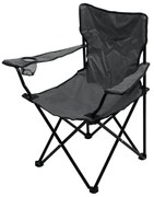 Scaun pliabil de camping Cattara 13447 Bari, gri ,49 x 39 x 84 cm