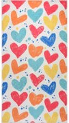 Covor pentru copii lavabil 100x160 cm Hearts of Love – Vitaus