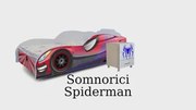 Somnorici - Spiderman (cu saltea inclusa)