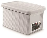 Cutie universala cu deschidere Stefanplast Elegance M, 15L, alba 646617