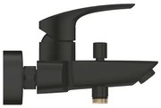 Baterie cada - dus negru mat Grohe Eurosmart New