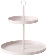 Etajeră metalică SAMINA, bej, înălțime 34 cm