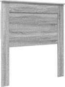 vidaXL Tăblie cap cu headboard Gri Sonoma 100 cm Lemn compozit