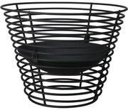 Șemineu din metal Modesto, 53 x în. 40 cm