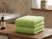 Prosop NORIELLE 50x90 cm verde, 100% bumbac