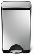 Simplehuman coș dreptunghiular cu pedală 38 L,oțel