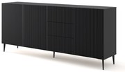 Comodă Rawy 3D3S (Negru + Negru). 1061131