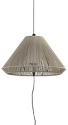 Lampa/Pendul portabil iluminat exterior decorativ SAIGON hole cap C70 gri/bej