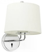 Aplica de perete moderna design elegant MONTREAL crom/alb