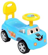 Masinuta cu Functie de Trotineta Fara Pedale Pentru Copii NOVOKIDS™ DREAM CAR, Maxim 25 Kg, Cu Sunete, Spatar de Protectie si Volan, ALBASTRU