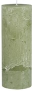 IB Laursen Lumanare stalp RUSTIC GREEN TEA 18 cm verde
