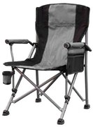 Leziter Fotoliu confort cu suport pentru pahare gri