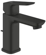 Baterie lavoar monocomanda Grohe Cubeo S cu ventil Pop-Up negru mat
