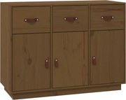 vidaXL Servantă, maro miere, 100x40x75 cm, lemn masiv de pin