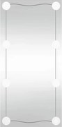 vidaXL Oglindă de perete cu lumini LED 30x60 cm sticlă dreptunghiular