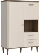 Comodă VIRO maro/bej