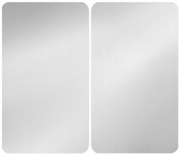 Set 2 protecții din sticlă pentru aragaz Wenko Universal Silver