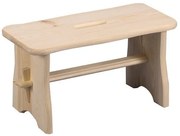 Scaun din lemn, suport pentru picioare, ZELLER