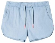 Pantaloni scurți pentru copii, albastru denim pal, 128