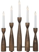 Decorațiune luminoasă de Crăciun în culoare naturală închisă cu alimentare la priză Midja 2.0 – Star Trading