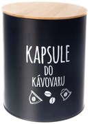 Orion Cutie metalică pentru capsule de cafea Black