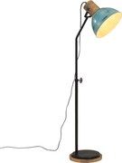 vidaXL Lampă de podea, 25 W, albastru uzat, 30x30x100-150 cm, E27