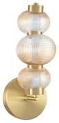 Aplica de perete LED design modern Leda auriu