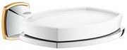 Grohe Grandera Savoniera cu suport crom auriu