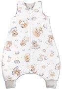 Sac de dormit cu picioare pentru copii 6-18 luni Kidizi Koala Dreams 0.5 tog, mansete transformabile in soseta