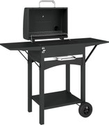 Outsunny Afumătoare pe cărbune pentru exterior | Aosom Romania