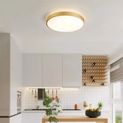 Brilagi - Lampă LED dimabilă GLASS POOL DOUBLE LED/48W/230V 40 cm aurie + telecomandă