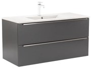 Dulap inferior Vario Trim 100 cu lavoar antracit-antracit