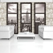 Fototapet - New York - privire din geam (254x184 cm)