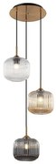 Lustra cu 3 pendule design modern Fannel MIX