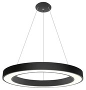 Lustră LED pe cablu SATURN LED/80W/230V 3000K d. 80 cm neagră LED2