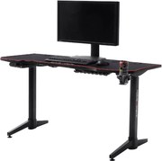 Birou Gaming Tisch negru 140/65/73 cm