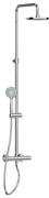 Set de duș cu baterie termostatică JIKA H3337170045711 MIO crom lucios