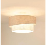 Lustră aplicată Brilagi DOVER SHINE 1xE27/15W/230V d. 50 cm gri/crem
