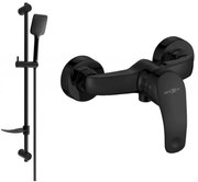 Mexen Fabia DF62 baterie de duș cu set de duș, neagră- 74654DF62-70