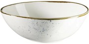 Mäser Bol oval Pintar Puncte alb-albastre 22 x 19cm, L