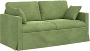 vidaXL Canapea Verde deschis 158 x 78 x 80 cm Catifea