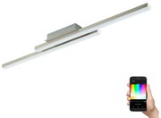 Lustră LED RGB aplicată dimabilă FRAIOLI-C 2xLED/17W/230V Eglo 97906